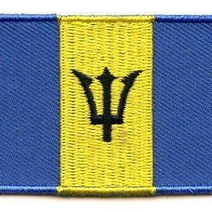 Barbados flag patch