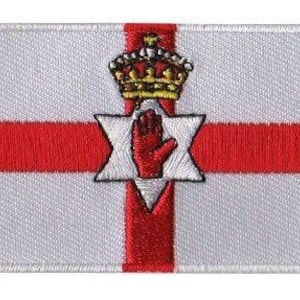 parche con la bandera de Irlanda del Norte