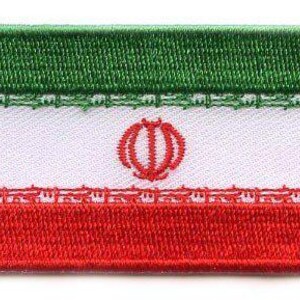 Iran flag patch