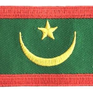Mauritania flag patch