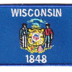 Wisconsin flag patch