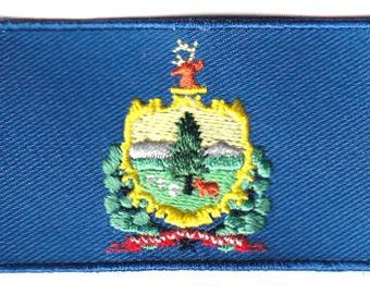 Vermont-Flaggenaufnäher