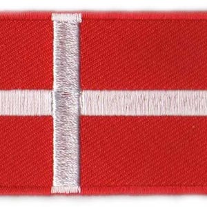 Denmark flag patch