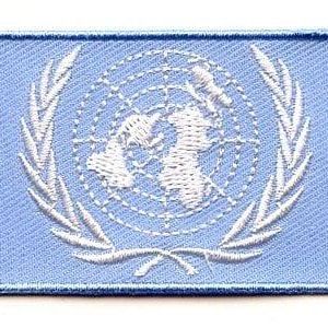 United Nations flag patch