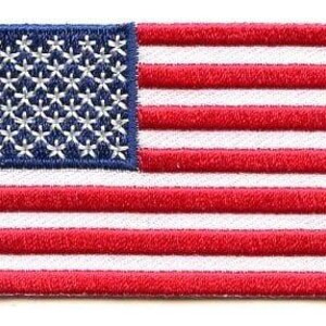 United States of America flag patch