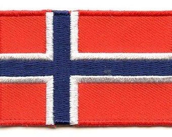 Norway flag patch