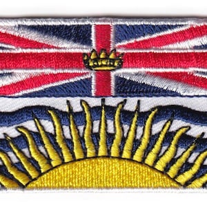 Écusson du drapeau de la Colombie-Britannique