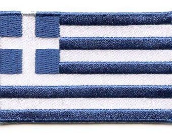Greece flag patch