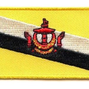 Brunei flag patch