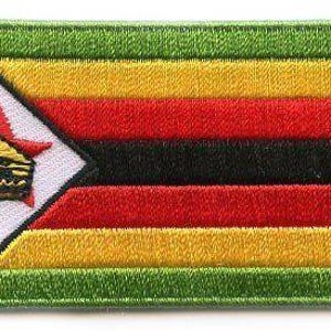 Simbabwe-Flaggenaufnäher