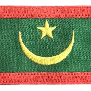 Mauritania flag patch