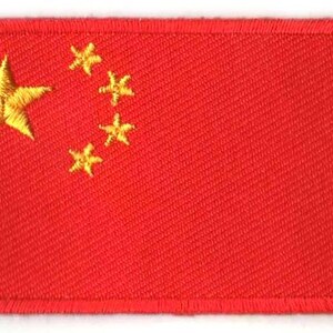 China flag patch