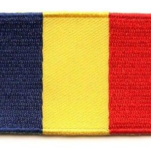 Romania flag patch