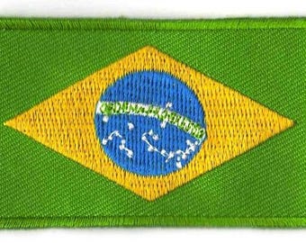 Brazil flag patch