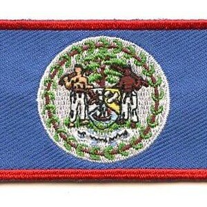 Belize flag patch