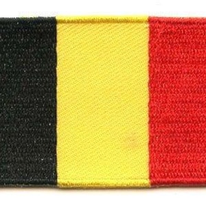Belgium flag patch