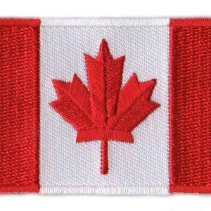parche de la bandera de Canadá