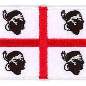 Sardinia flag patch