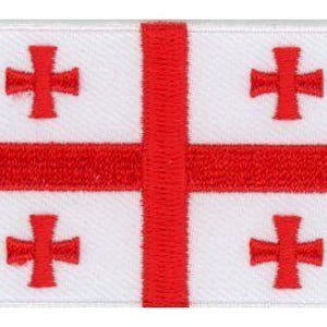 Aufnäher mit der Flagge von Georgia