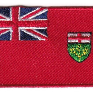 Ontarios flagga tygmärke