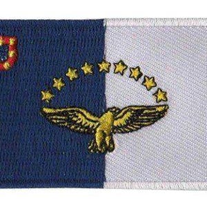 parche de la bandera de las Azores