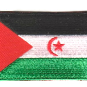Sahrawi Arab Democratic Republic (Western Sahara) flag patch