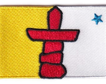 parche de la bandera de Nunavut