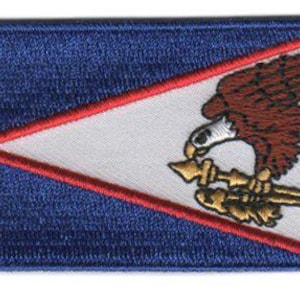 American Samoa flag patch