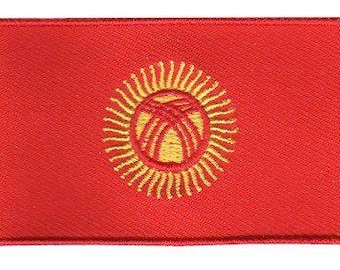 Kyrgyzstan flag patch