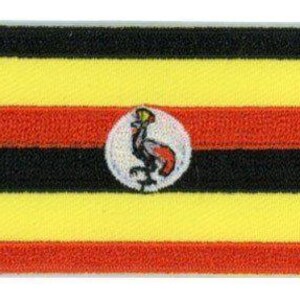 Aufnäher mit der ugandischen Flagge