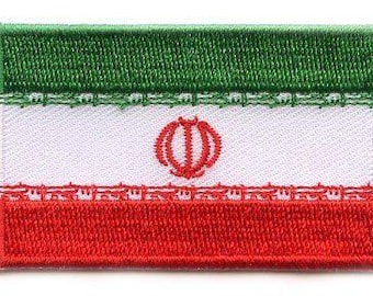 parche con la bandera de Irán