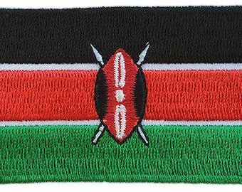 Kenya flag patch