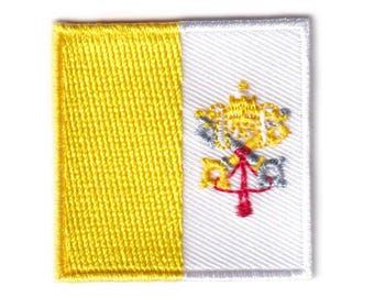 Vatican flag patch
