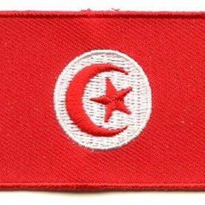 Tunisia flag patch