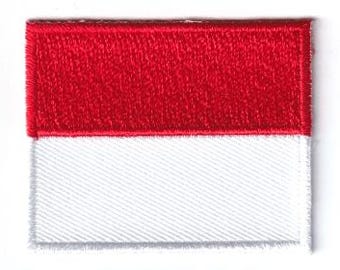 Monaco flag patch