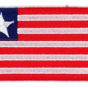 Liberia flag patch