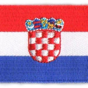 Naszywka z flagą Chorwacji