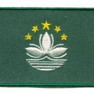 Macau flag patch