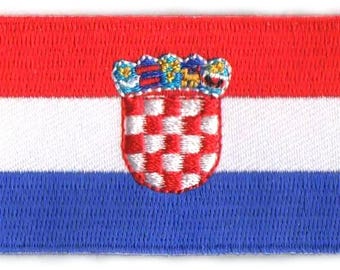 Croatia flag patch