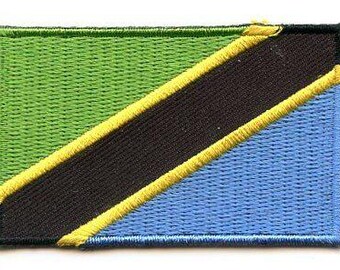 parche de la bandera de Tanzania