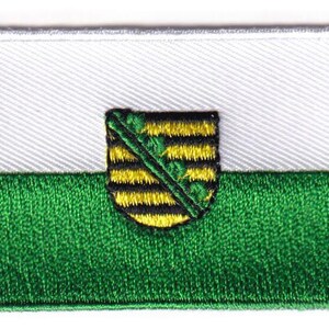 Sachsen flagga tygmärke