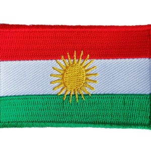 Kurdistan flag patch