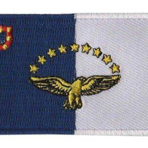 Toppa con la bandiera delle Azzorre