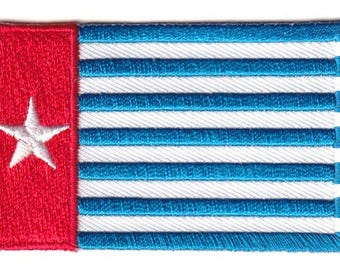West Papua flag patch