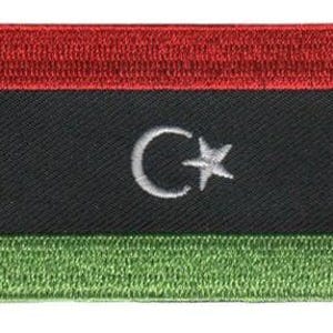 Libya flag patch