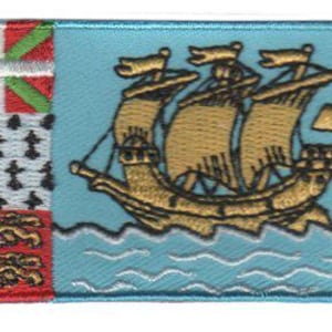 Parche de la bandera de San Pedro y Miquelón