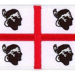 Sardinia flag patch