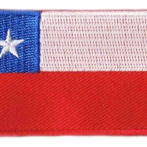 Chile flag patch