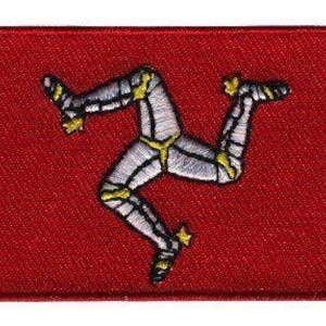 Isle of Man flag patch