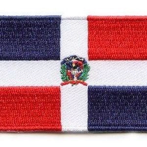 Toppa con la bandiera della Repubblica Dominicana